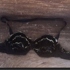 Black Gold Bustier Bra